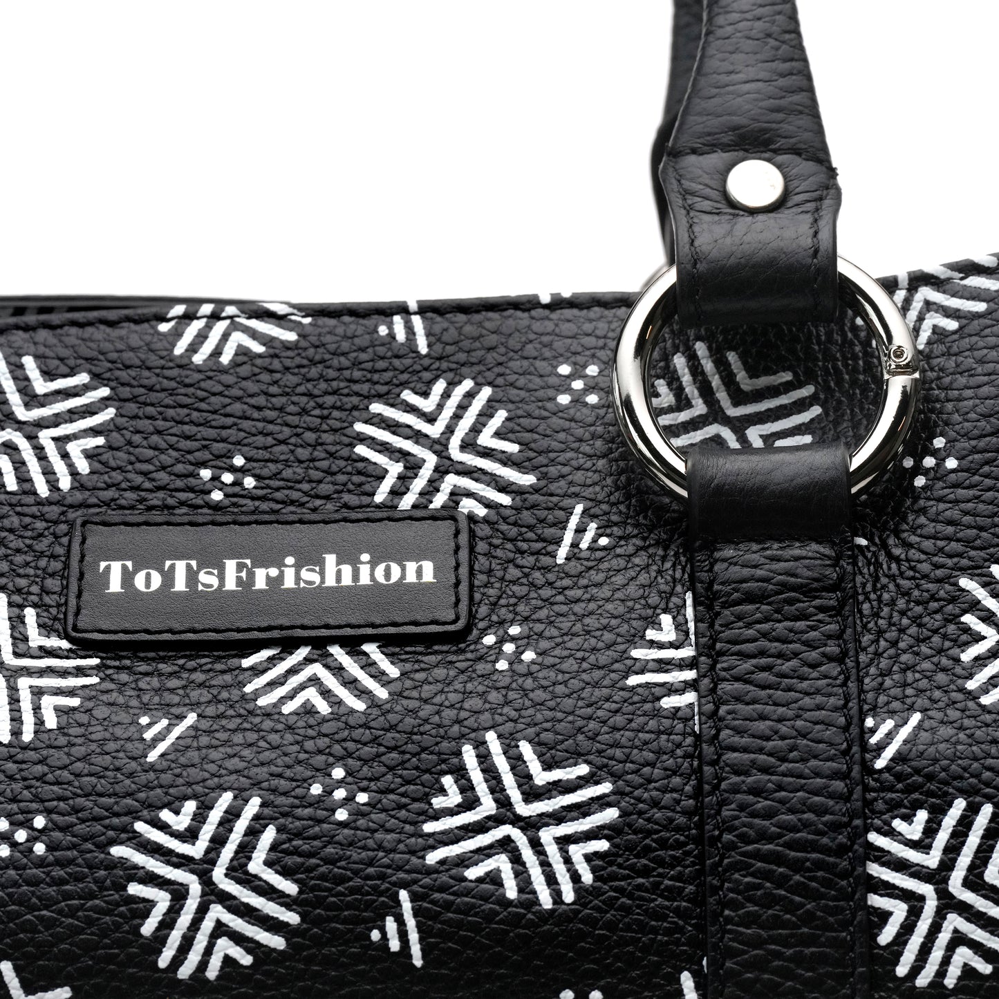 Black and White ToTs Bag