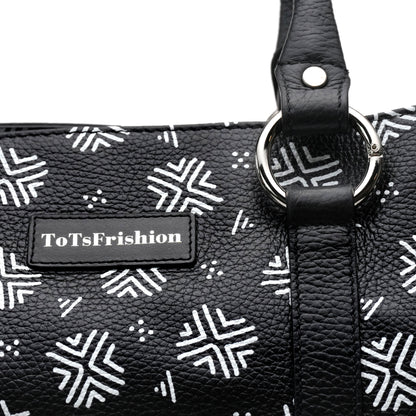 Black and White ToTs Bag