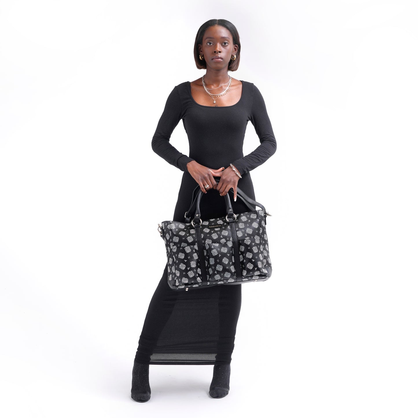 Black and White ToTs Bag